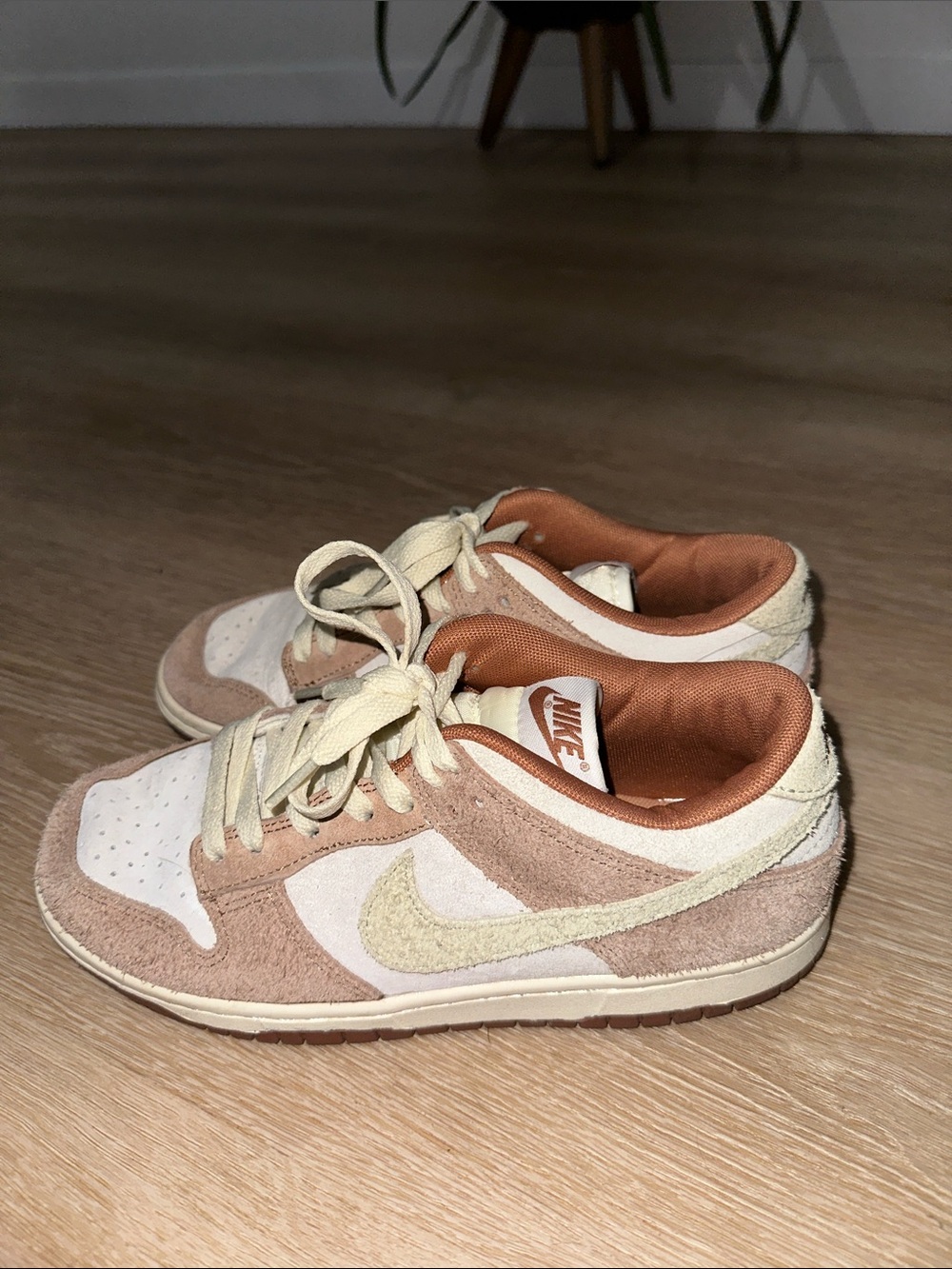 Nike Low Top Sneakers in Tan, Cream & White